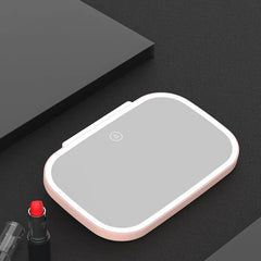 Car Visor Mirror with LED Light Car Interior Mirror Compact Large Screen  Excellent 7.8-inch Car LED Visor Vanity Mirror - Fashionner