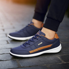 New Men's Shoes Large Leather Super Light Sports Shoes Casual Student Board Shoes Running Shoes Size 48 - Fashionner