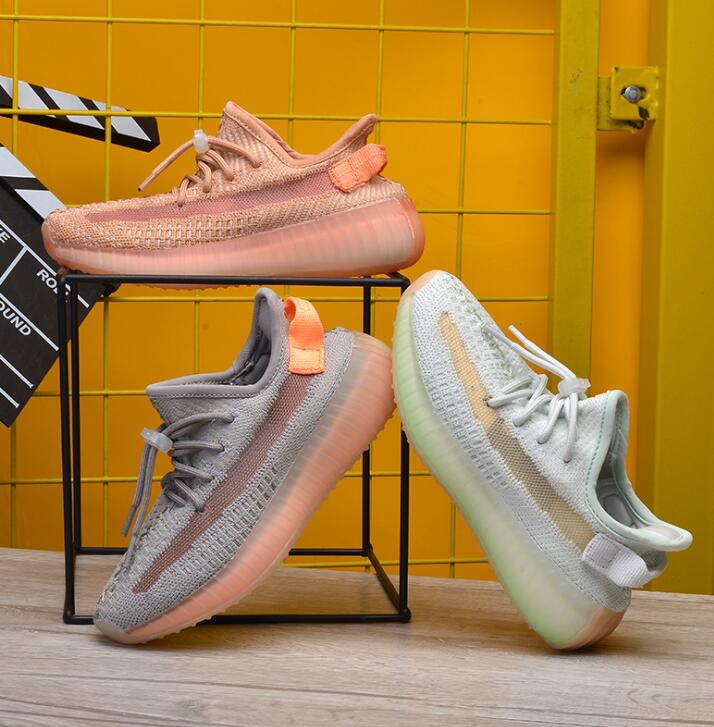 Ins super hot summer new men's and women's flying sports casual breathable coconut luminous running shoes children's shoes - Fashionner