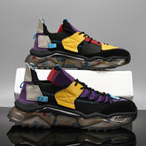 Sneakers Men's Large New Casual Breathable Thick Soled Trend Daddy Shoes Light Flying Woven Running Shoes - Fashionner