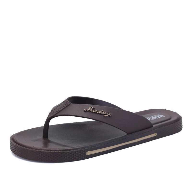 Men shoes Arrival Summer Men Flip Flops High Quality Beach Sandals Anti-slip Zapatos Hombre Casual Shoes Wholesale 43 - Fashionner