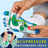 Five Finger Socks Health Care Socks Creative Acupoint Map Foot Massage Socks Cotton Socks - Fashionner