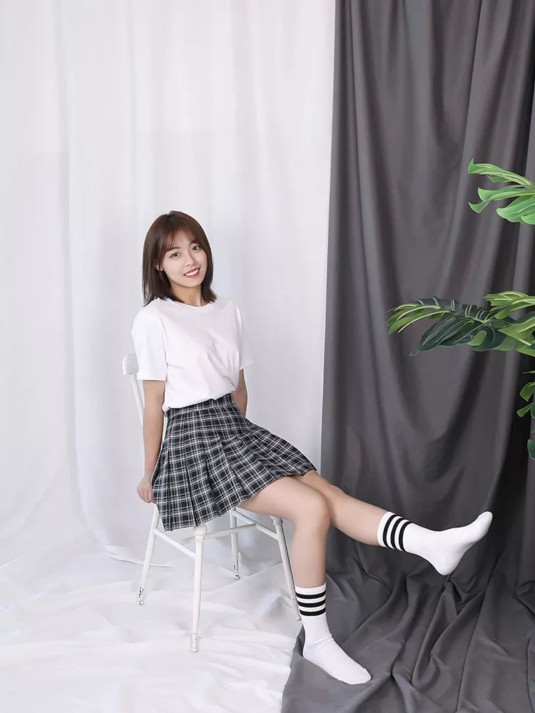 Photoshoot Thicken 95g/m2 Photography Backdrops Cloth White Grey Background Screen Life Photoshoot Fotos Live Broadcast Fotografia Curtain - Fashionner