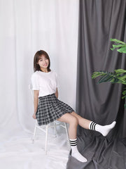 Photoshoot Thicken 95g/m2 Photography Backdrops Cloth White Grey Background Screen Life Photoshoot Fotos Live Broadcast Fotografia Curtain - Fashionner