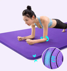 Wholesale Price Custom Non-slip Fitness High Quality Eco Friendly Anti-skid Sports Fitness Mat 10mm Thick Gym Yoga Mat