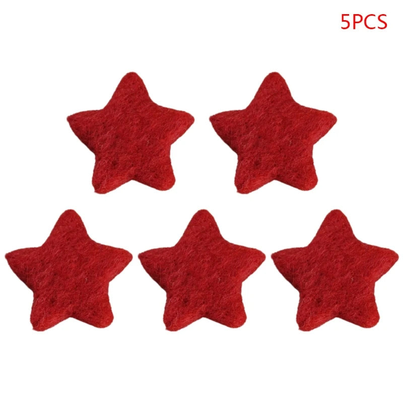 Accessories 5Pcs Newborn Photography Props Baby Wool Felt Stars Photo Shooting Accessories P31B - Fashionner