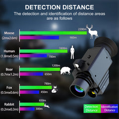 New Exclusive 4K Infrared Thermal Imaging Night Vision Device HD Outdoor Adventure Dual-use Thermal Imaging Night Vision Device