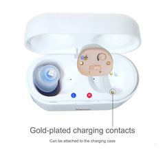 elders Rechargeable Hearing Aids V30 Intelligent Audifonos Mini Inner Ear for Elderly Sound Amplifier for Deafness with Charging Case - Fashionner