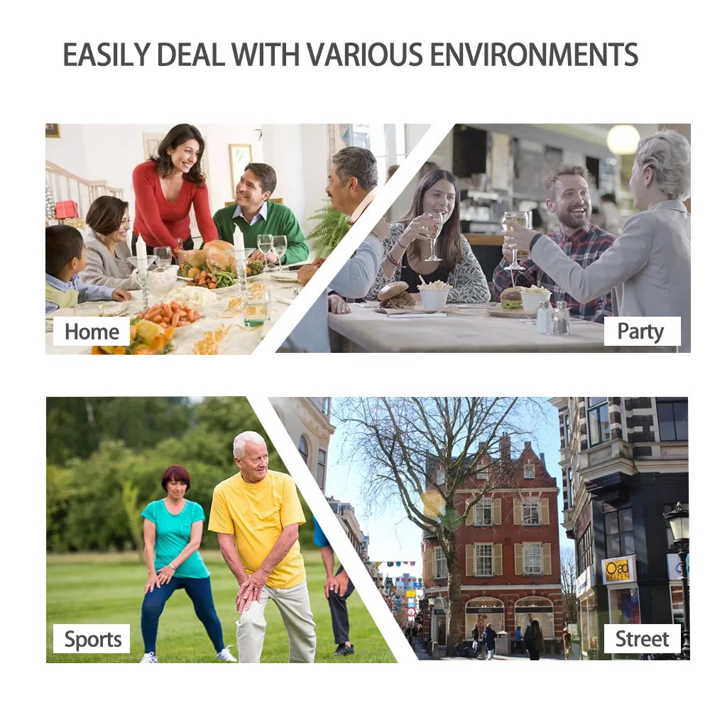 elders Invisible Hearing Aid Audifonos for Deafness/Elderly Adjustable Mini Sise Inner Ear Hearing Amplifier Best Sound Amplifier - Fashionner