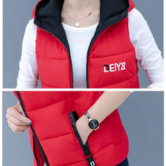 Autumn Winter Down Cotton Vest Women Short Jacket OuterWear 2022 New Fashion All-Match Sleeveless Waistcoat Vests Woman Coat 3XL - Fashionner