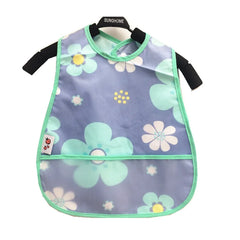 Boys Waterproof Lunch Feeding Apron Cartoon Pattern Cotton Baby Bibs Sleeveless Adjustable Boy Girl Feeding Bibs Apron - Fashionner
