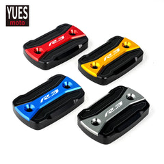 Motorcycle Accessories Flash Deals Front&Rear brake Fluid Cylinder Master Reservoir Cover Cap Fits For YAMAHA YZF R3 2015-2021 - Fashionner