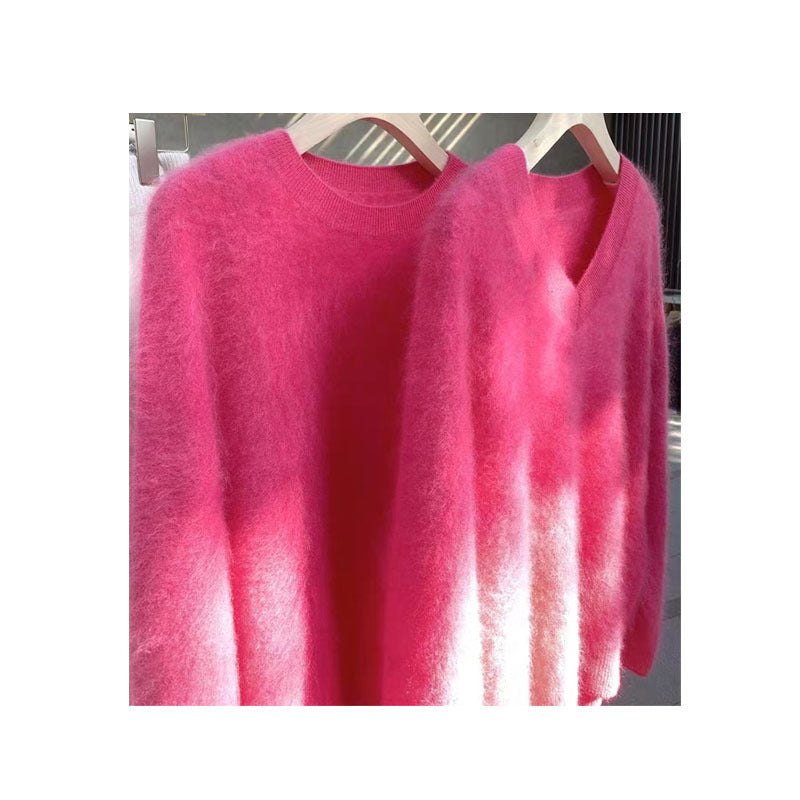 Mink Sweater Female Winter Thickened Autumn Clothes - Fashionner
