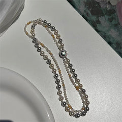 Fashion Jewelry Micro-inlaid Square Dual-wear Double-layer Necklace - Fashionner