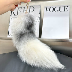 Personalized Plush Fox Tail Pendant Bag Hanging Ornaments