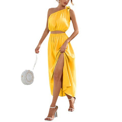 Women's Fashion Shoulder Bow Suit Female - Fashionner