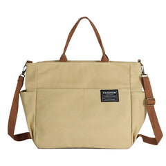 New Women's Canvas Casual Retro Large Capacity Multi-layer Women's Messenger Bag - Fashionner