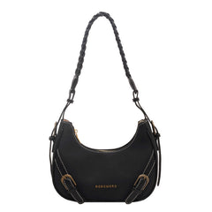 Retro Underarm Baguette Shoulder Selenodont Bag - Fashionner