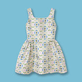 Suspender Non-mainstream Sleeveless Vest Floral Skirt - Fashionner