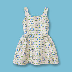 Suspender Non-mainstream Sleeveless Vest Floral Skirt - Fashionner