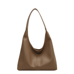 2Pcs Handbags Large Capacity Bag Women Underarm Korean Style Soft Pu Leather Shopping Shouder Bags With Small Wallet - Fashionner