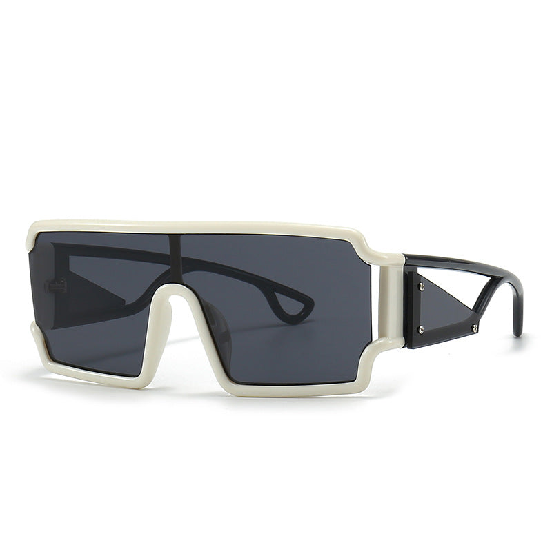 Square Fashion Large Rim Vintage Sunglasses - Fashionner