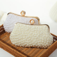 Women's Fashion Pearl Pearl Embroidery Dinner Bag - Fashionner