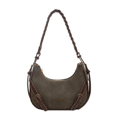 Retro Underarm Baguette Shoulder Selenodont Bag - Fashionner