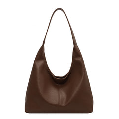 2Pcs Handbags Large Capacity Bag Women Underarm Korean Style Soft Pu Leather Shopping Shouder Bags With Small Wallet - Fashionner