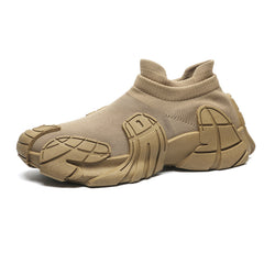 Men's Sock Shoes Flying Woven Breathable Mesh Surface