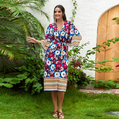 Bohemian Beach Dress For Vacation Women - Fashionner