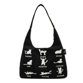 Canvas Bag Women's One-shoulder Summer Small Japanese Korean Idle Style Original Handbags Large Capacity