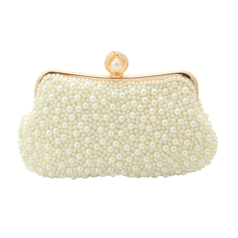 Women's Fashion Pearl Pearl Embroidery Dinner Bag - Fashionner