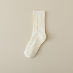 Girl Thickened Warm Lock Warm Wool Socks - Fashionner