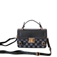 Comfortable Retro Small Square Pattern Ethnic Crossbody Bag - Fashionner
