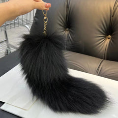 Personalized Plush Fox Tail Pendant Bag Hanging Ornaments