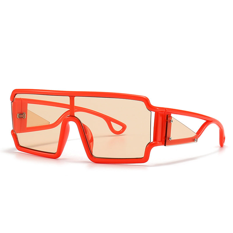 Square Fashion Large Rim Vintage Sunglasses - Fashionner