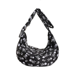 Women's Fashionable Simple Niche Printed Underarm Shoulder Messenger Bag - Fashionner