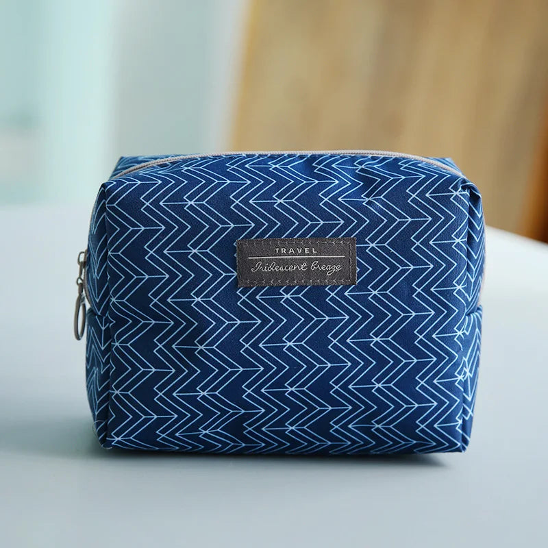 New Cosmetic Storage Bag Cute Mini Portable Carry-on Girls Toiletry Storage Bag Travel Beauty Organizer Flower Purse Makeup Bags - Fashionner