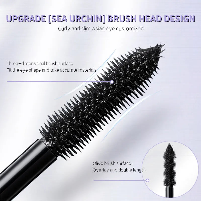 Waterproof Curling Lash Mascara Makeup Lasting Extension Eyelashes Lengthening Anti-sweat Black Brown Mascara Eyelash Cosmetics - Fashionner