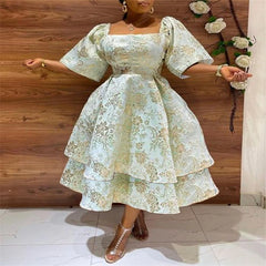 Traditional MD African Dresses For Women Plus Size Tutu Dashiki Print Ankara Gown 2023 Spring Summer Short Sleeve Maxi Dress Ropa Africana - Fashionner