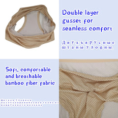 Solka Dots Women's Panties,Dots Print Woman Underwear Panti,Large Sizes Women's Briefs,Mid-waisted Woman Innerwear,Bamboo Panty - Fashionner