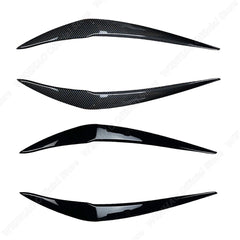 Accessories 2pcs ABS Gloss Evil Headlight Eyebrows Eyelid for BMW 1er F20 F21 Facelift 116i 118i 120i 125i M135i M140i 2015-2019 Accessories - Fashionner