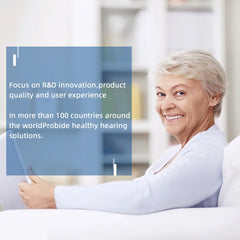 elders 2023 Best Hearing Aids C420 Rechargeable Invisible For Deafness Elderly Adjustable Micro Wireless Hearing Aid Sound Amplifier - Fashionner