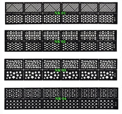 Hollow Printing Nail Art Stamping Template Mold Stencil Sticker Letter Flower Decals DIY Decoration Nail Design Stickers Stencil - Fashionner