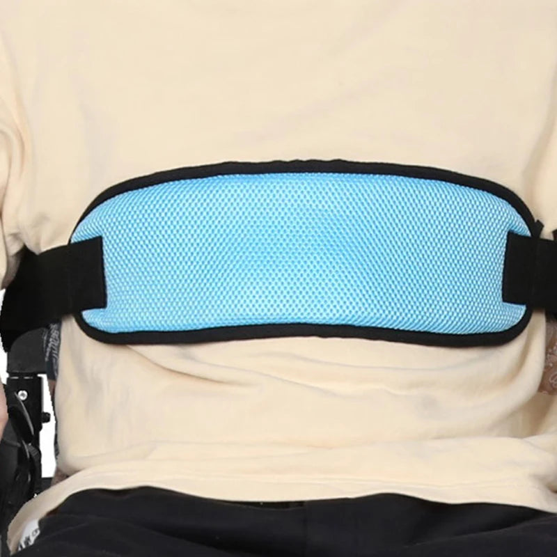 elders Wheelchair Seats Belt Adjustable Safety Harness Fixing Breathable Brace for the Elderly Patients Restraints Straps Brace Support - Fashionner
