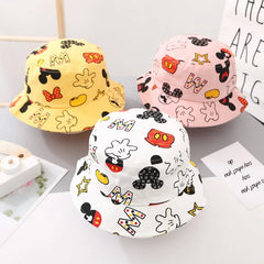 kids Fashion Cute Children's Fisherman Hat Summer New Style Girls' Cartoon Hat Popular Design Boys' Basin Hat Kids Bucket Cap Casual - Fashionner