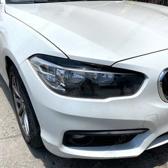 Accessories 2pcs ABS Gloss Evil Headlight Eyebrows Eyelid for BMW 1er F20 F21 Facelift 116i 118i 120i 125i M135i M140i 2015-2019 Accessories - Fashionner