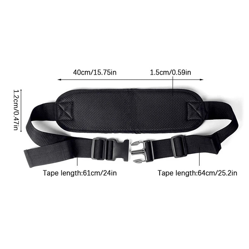Wheelchair Seats Belt Adjustable Safety Harness Fixing Breathable Brace for the Elderly Patients Restraints Straps Brace Support - Fashionner