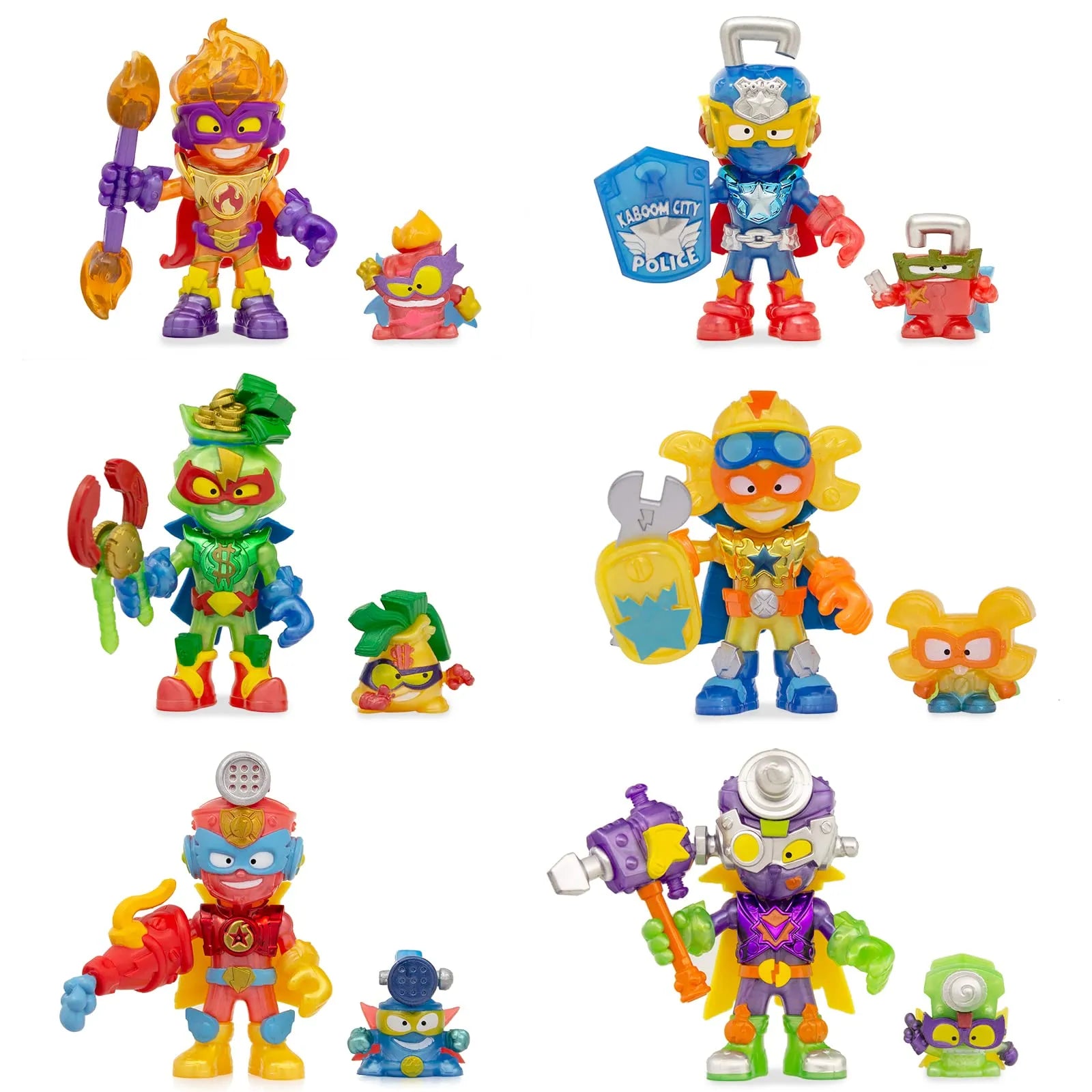 kids New SUPERTHINGS 2022-08 Series Rescue Force Collection of The 6 Kazoom Kids With Combat Accessory Boys Christmas Birthday Gifts - Fashionner